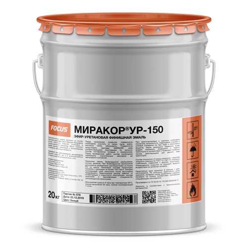 Эфир-уретановая эмаль МИРАКОР УР-150